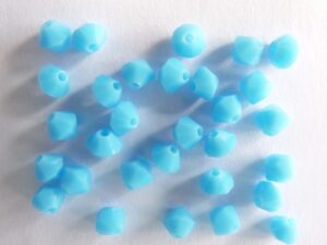 03-MC-63030 Bicones Blue Turquoise 50 Pc-0