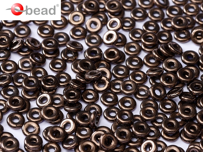 O-23980-14415 Jet Bronze O bead ® 5 gram-0