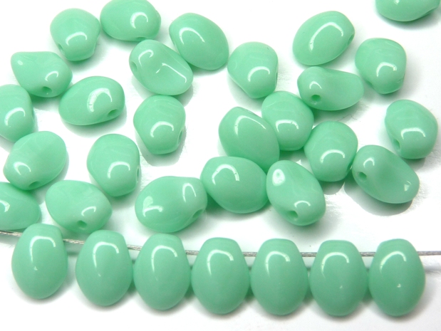 0100006 Light Opaque Green Turquoise Tulip Petals 30 Pc.-0