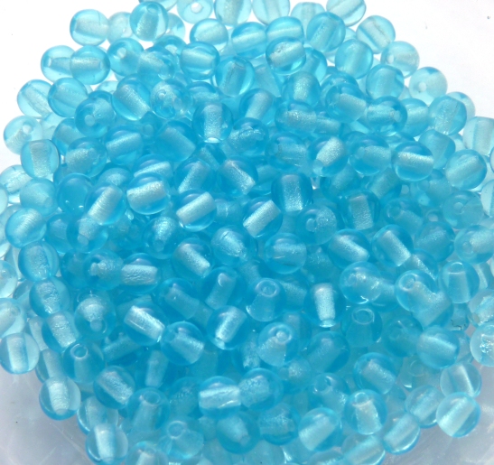 03-R-60010 Aquamarine Round 3 mm. 120 Pc.-0