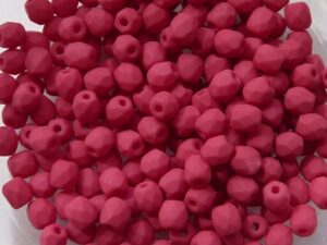 0070397 Saturated Fuchsia Facet 3 mm. 50 Pc.-0