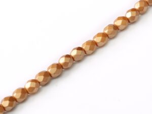 FP-03-02010-25003 Pastel Amber Pearl facet 3 mm. 50 Pc.-0