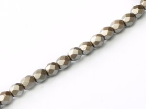 FP-03-02010-25005 Pastel Light Brown Pearl facet 3 mm. 50 Pc.-0