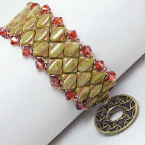 Silky Diamond Watch Cuff by Laura Graham ( Gratis bij een pakje Silky Beads)-0