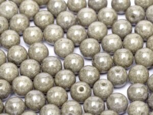 06-R-03000-14449 Chalk Grey Luster Round 6 mm. 50 Pc.-0