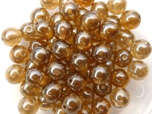 06-R-10210-14400 Smoky Topaz Luster Round 6 mm. 50 Pc.-0