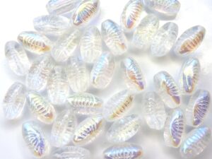 0150037 Transparent AB Oval 10 Pc.-0