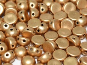 2HC-6-00030-01710 2-Hole Cabochon Silky Aztec Gold 25 Pc.-0