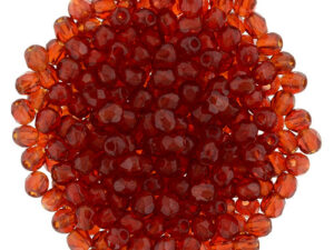 FP-2,5-90080 Fire Polished Siam Ruby 2,5 mm.-0