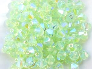 04-MC-50800-28701x2 Chrysolite 2 x AB, 4 mm 50 stuks-0