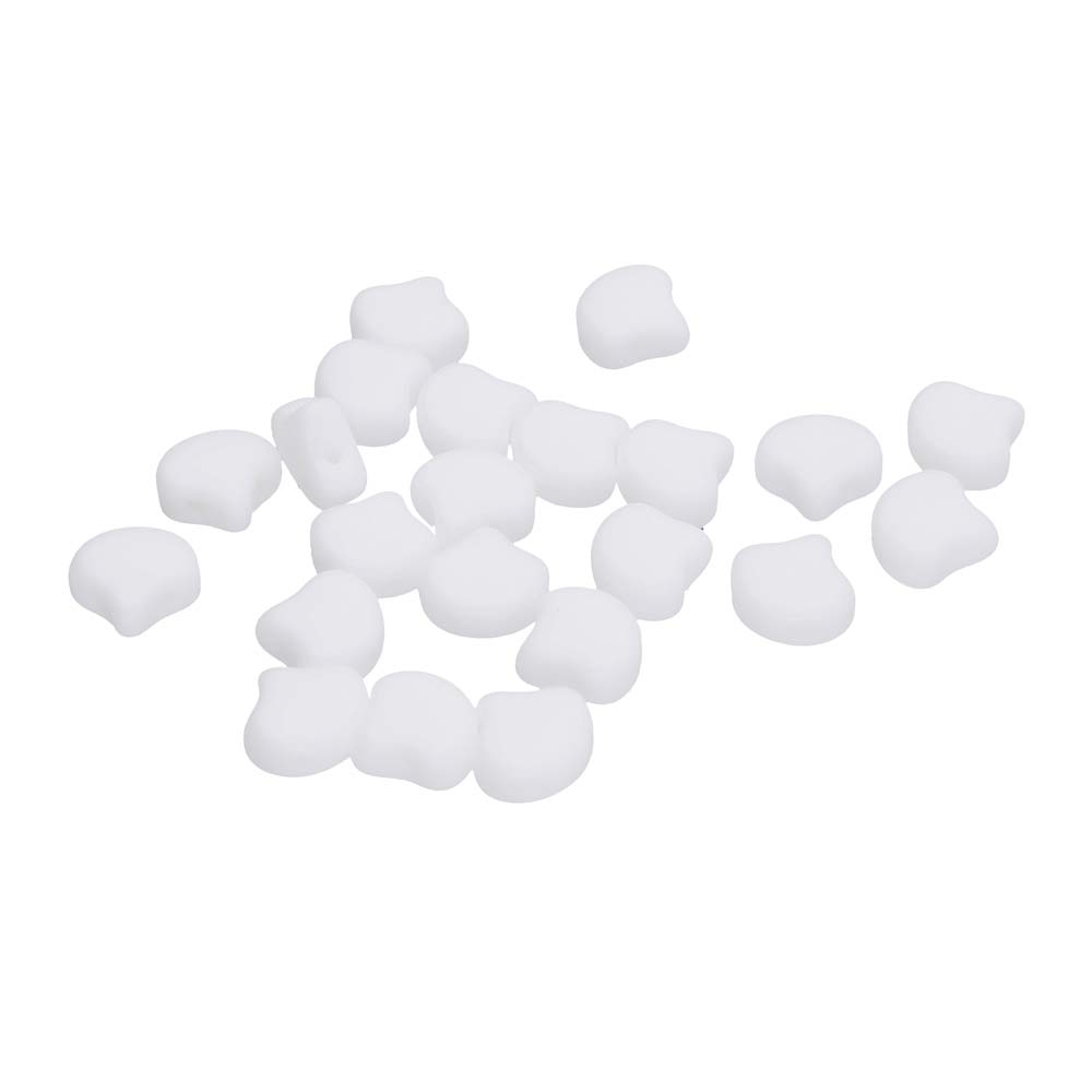 GIN-03000 Matubo 2 Hole Ginko Bead Chalk White 10 gram-0