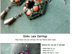 Free Pattern with Ginko Ginko Lace Earrings-0