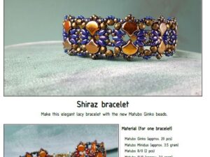 Free Pattern with Ginko Shiraz Bracelet-0