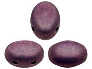 SAM-03000-15726 Samos® par Puca Opaque Mix Amethyst/Gold Ceramic Look 10 gram-0