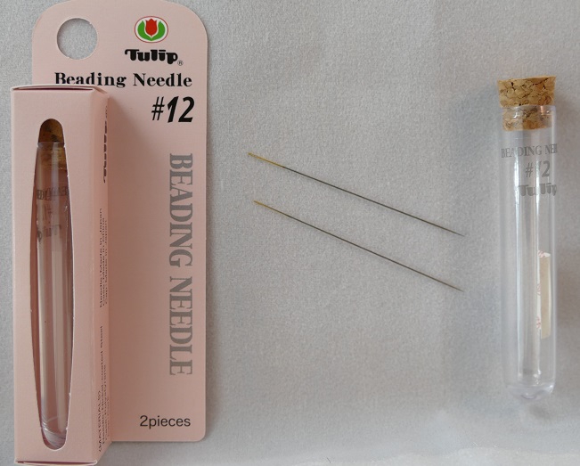 2 Tulip Beading Needles 47.5mm Size #12