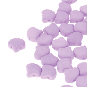 GIN-02010-92945 Matubo 2 Hole Ginko Bead Bondeli Matt Purple 10 gram-0