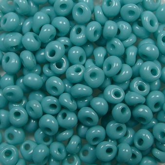 Toho Opaque Turquoise Magatama 3mm Seed Bead